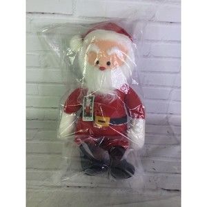 Vintage 1982 Mr. Santa Claus Christmas Plush Stuffed Doll Determined Productions